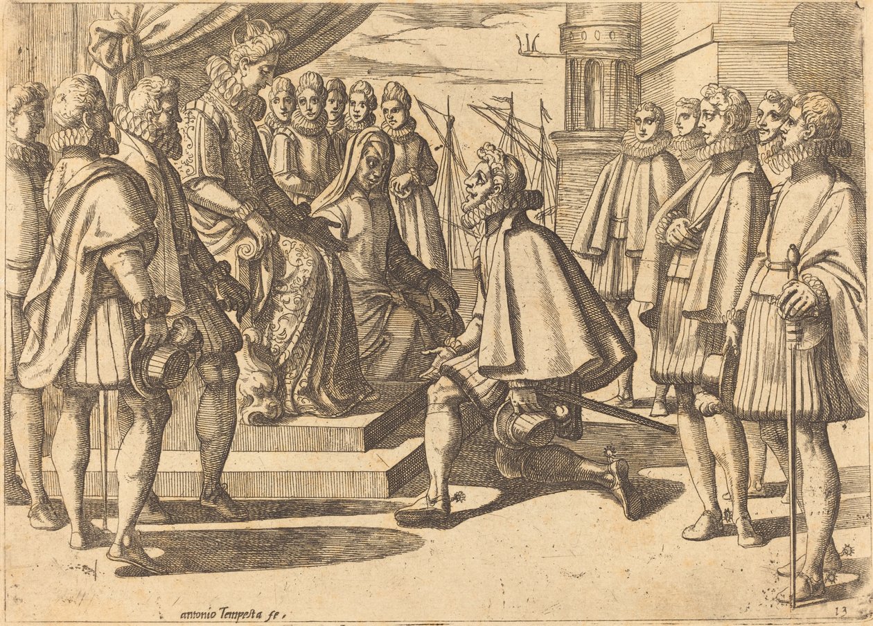 Duca spagnolo davanti a Margherita d