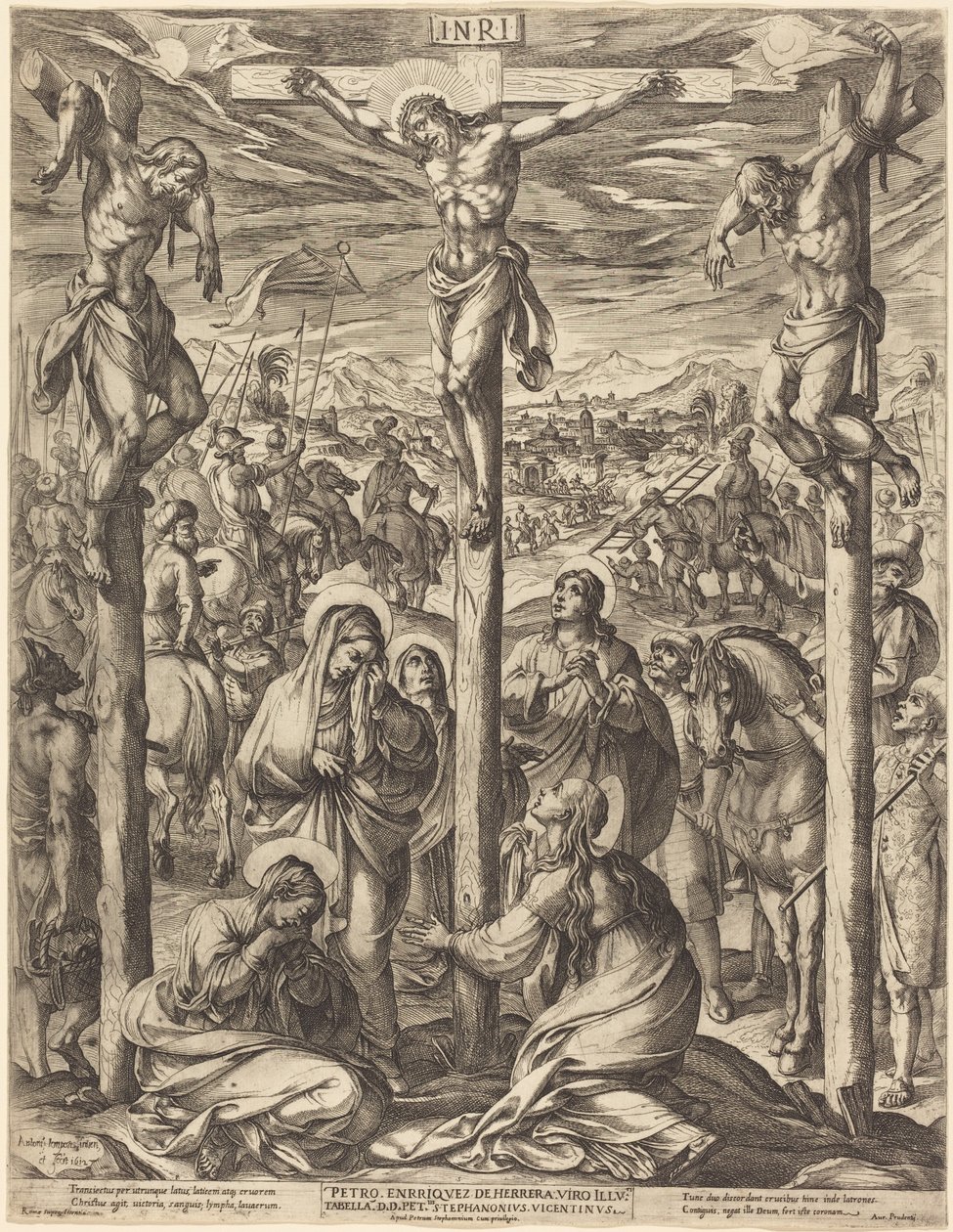 La crocifissione da Antonio Tempesta