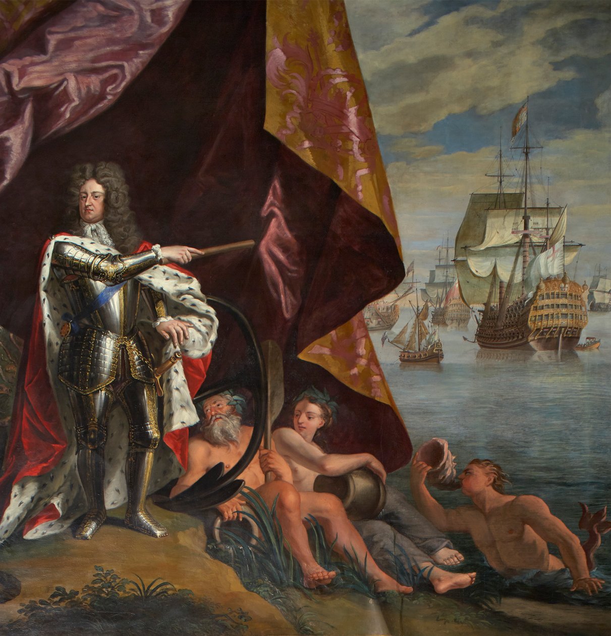 Giorgio, Principe di Danimarca, come Lord Gran Ammiraglio d