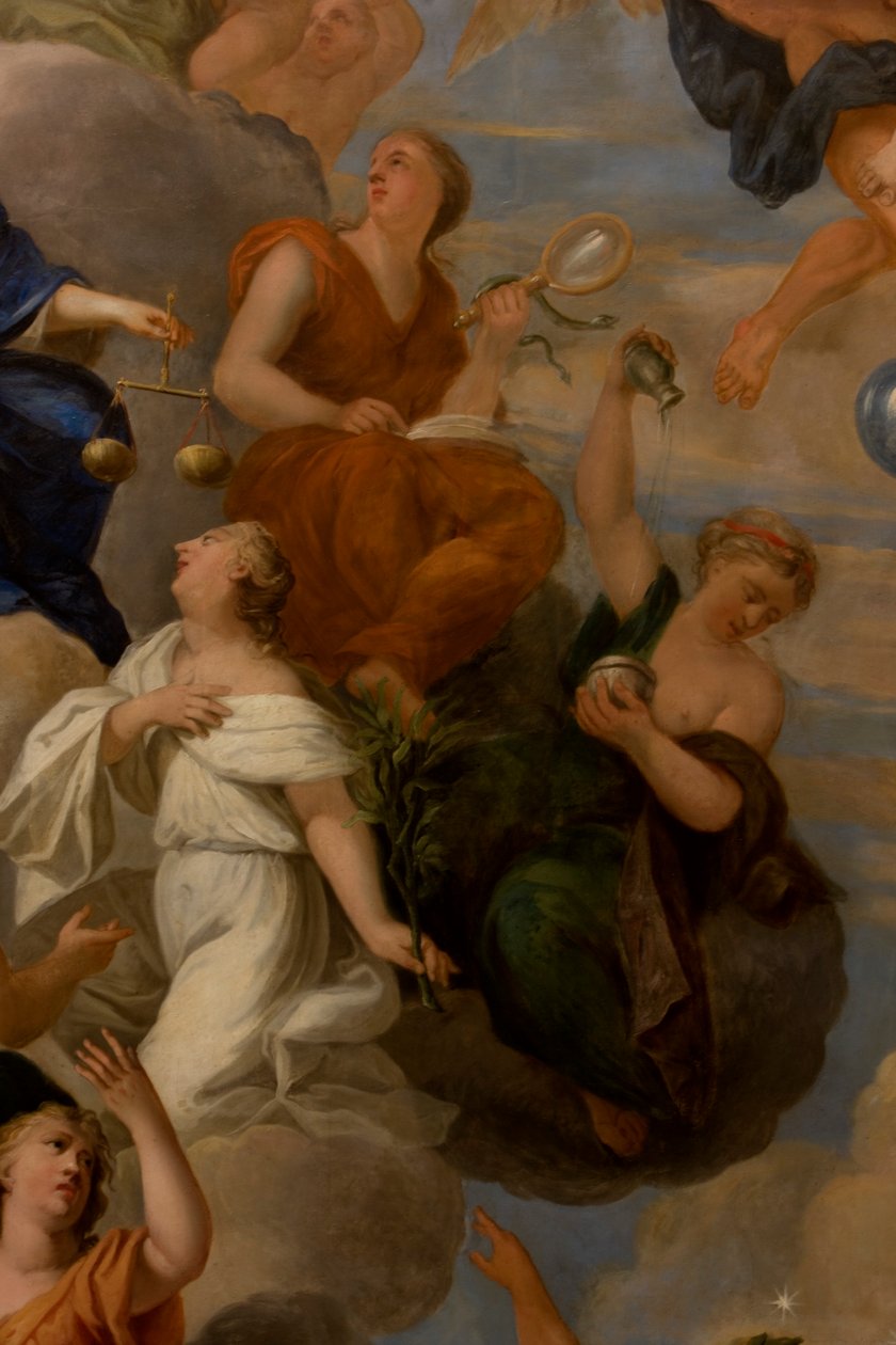 Pace, Prudenza e Temperanza (dettaglio) da Antonio Verrio