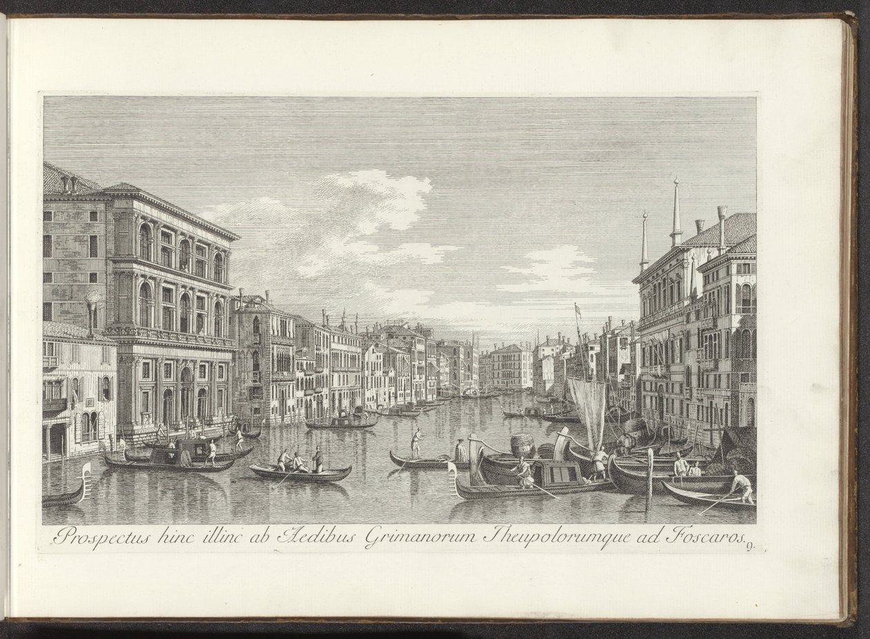 Veduta del Canal Grande, Palazzo Grimani e Ca