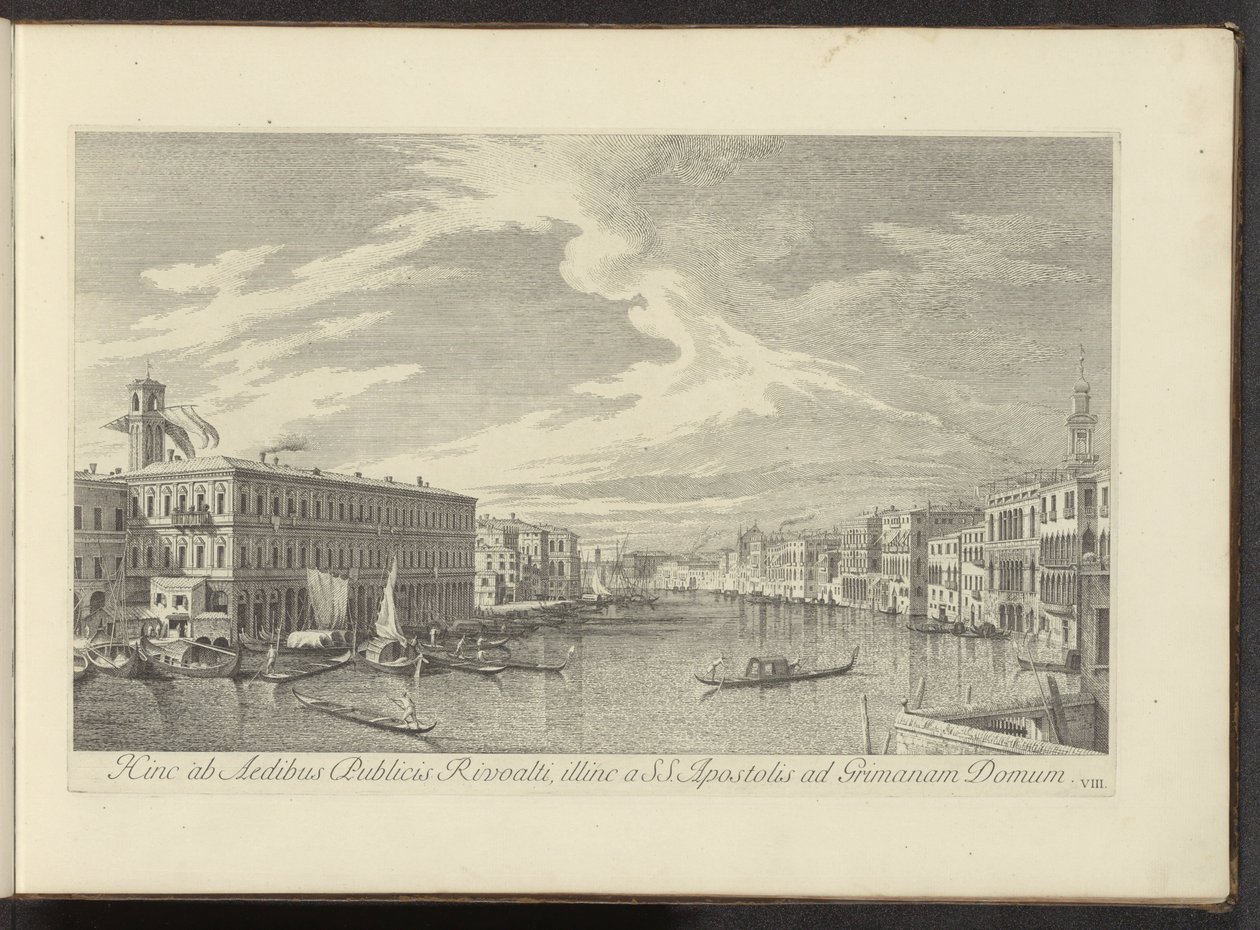 Veduta del Canal Grande a Venezia da Antonio Visentini