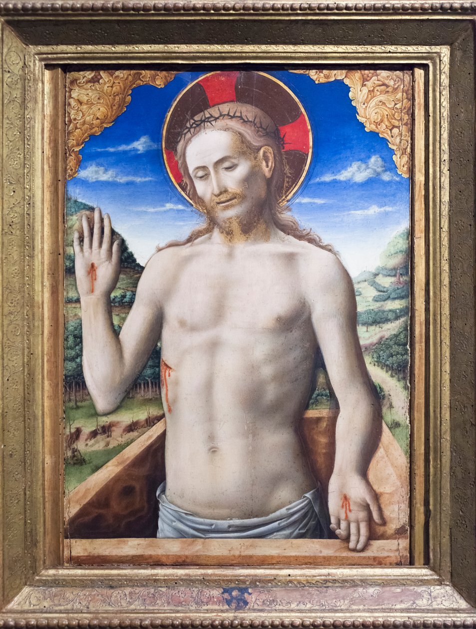Cristo nel sarcofago da Antonio Vivarini