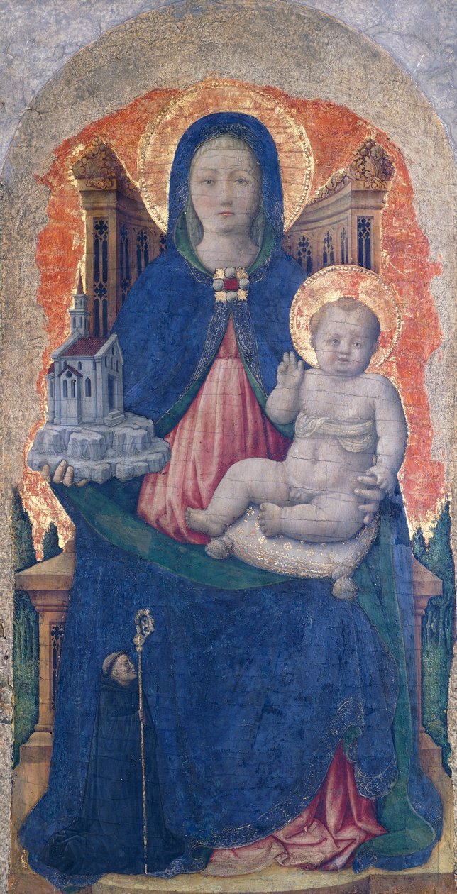 Madonna con Bambino (dettaglio) da Antonio Vivarini