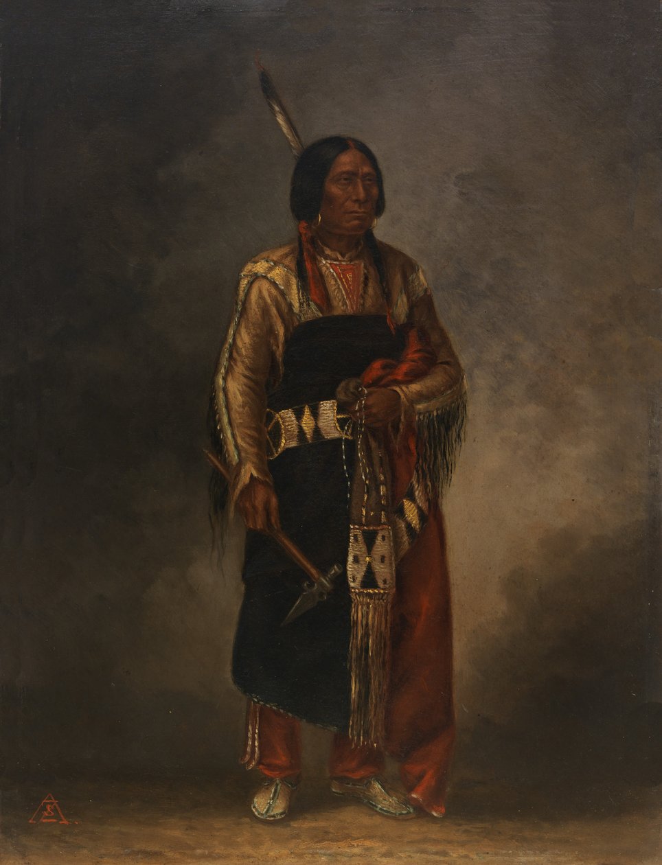 Mak-phe-ah-luta Red Cloud da Antonio Zeno Shindler