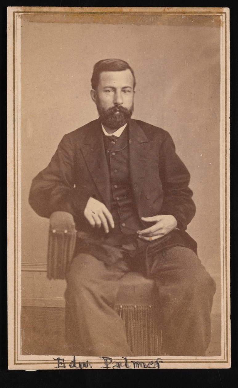 Ritratto di Edward Palmer 1829-1911, 1868-1869 da Antonio Zeno Shindler