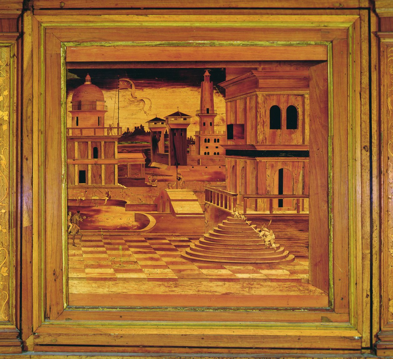 Pannello di intarsio dalla Grotta di Isabella d