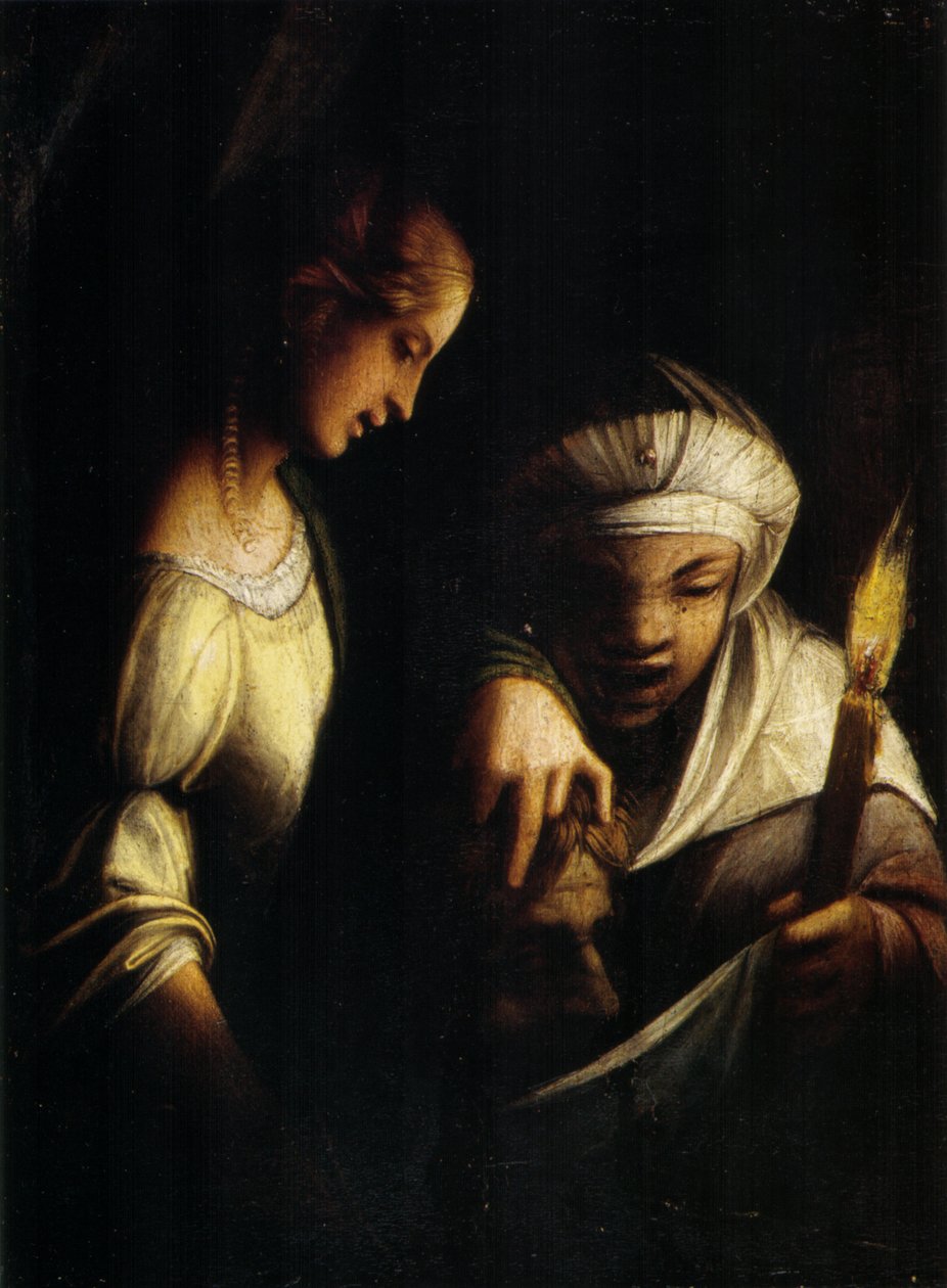 Giuditta e la sua ancella da Antonio da Correggio