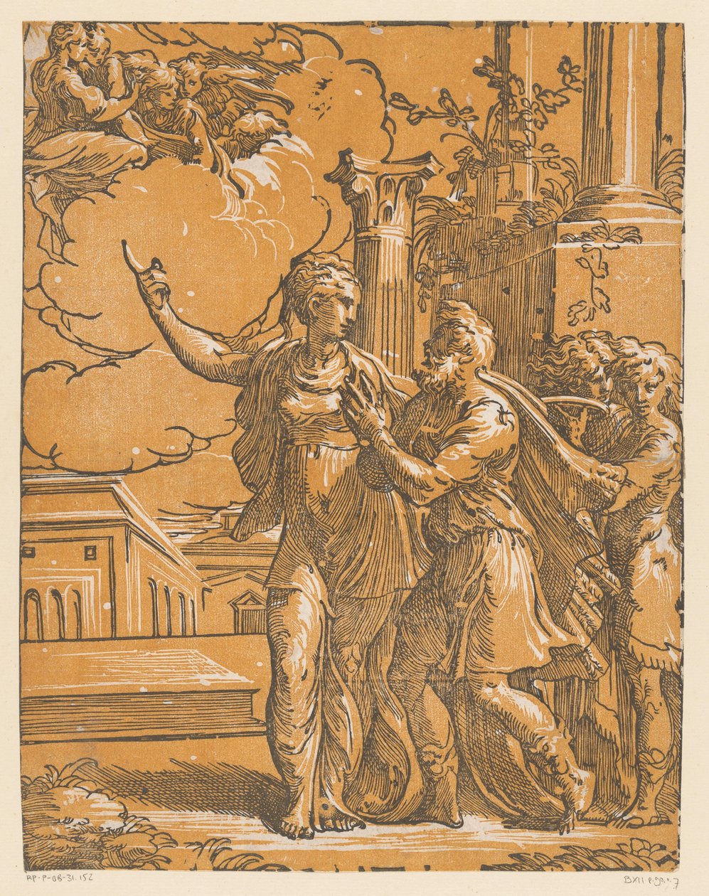 Imperatore Augusto e la Sibilla Tiburtina da Antonio da Trento