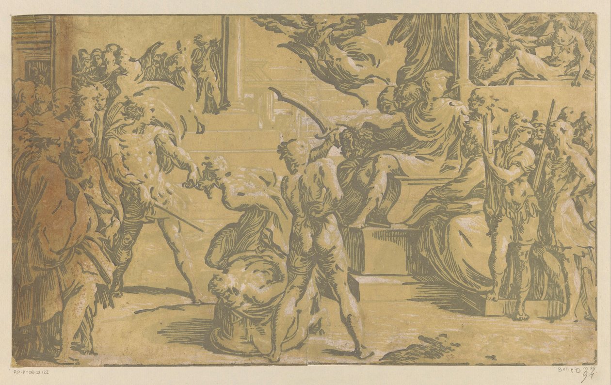 Martirio dei santi Pietro e Paolo da Antonio da Trento