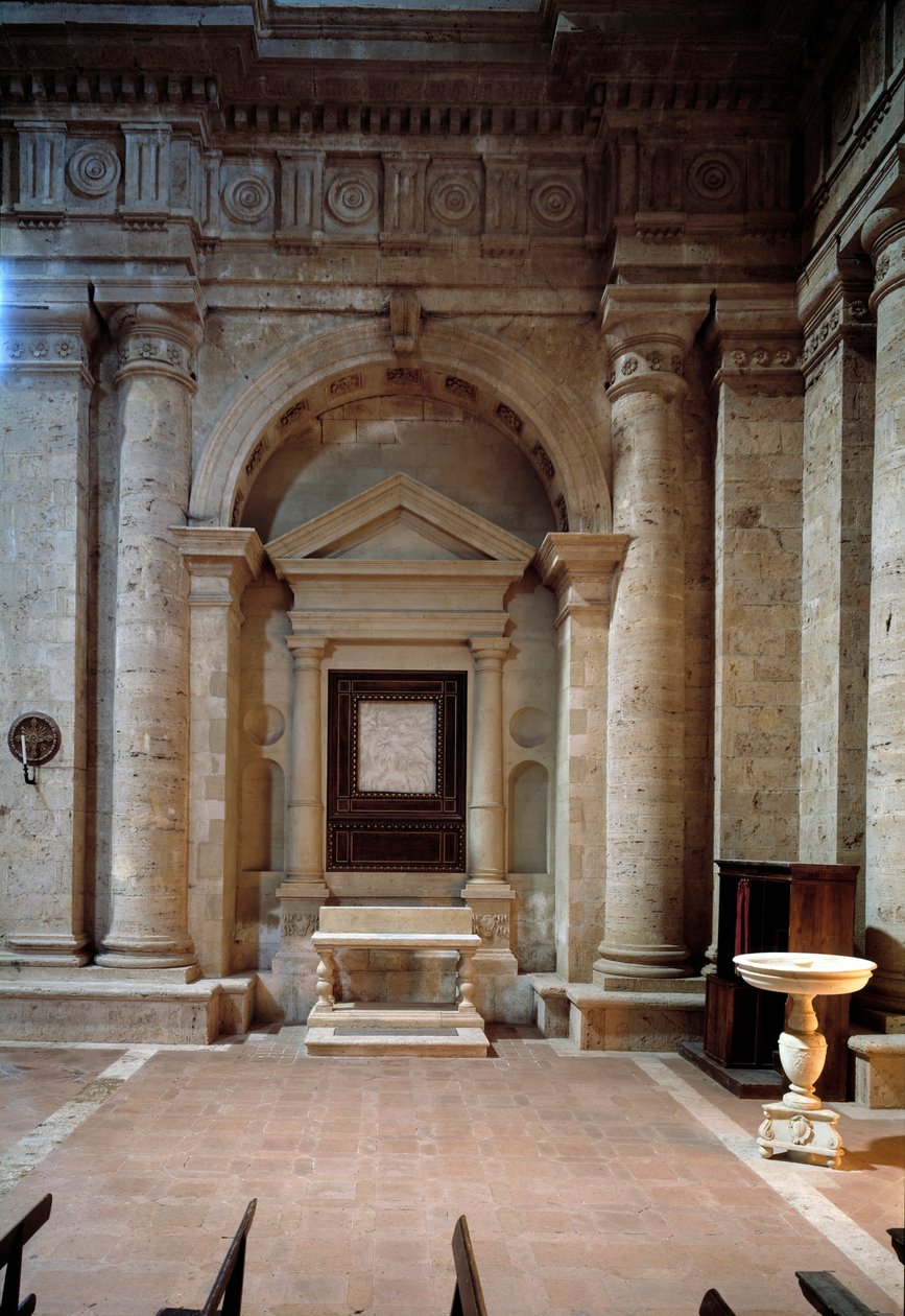 Vista interna della chiesa di San Biagio da Antonio da the elder Sangallo