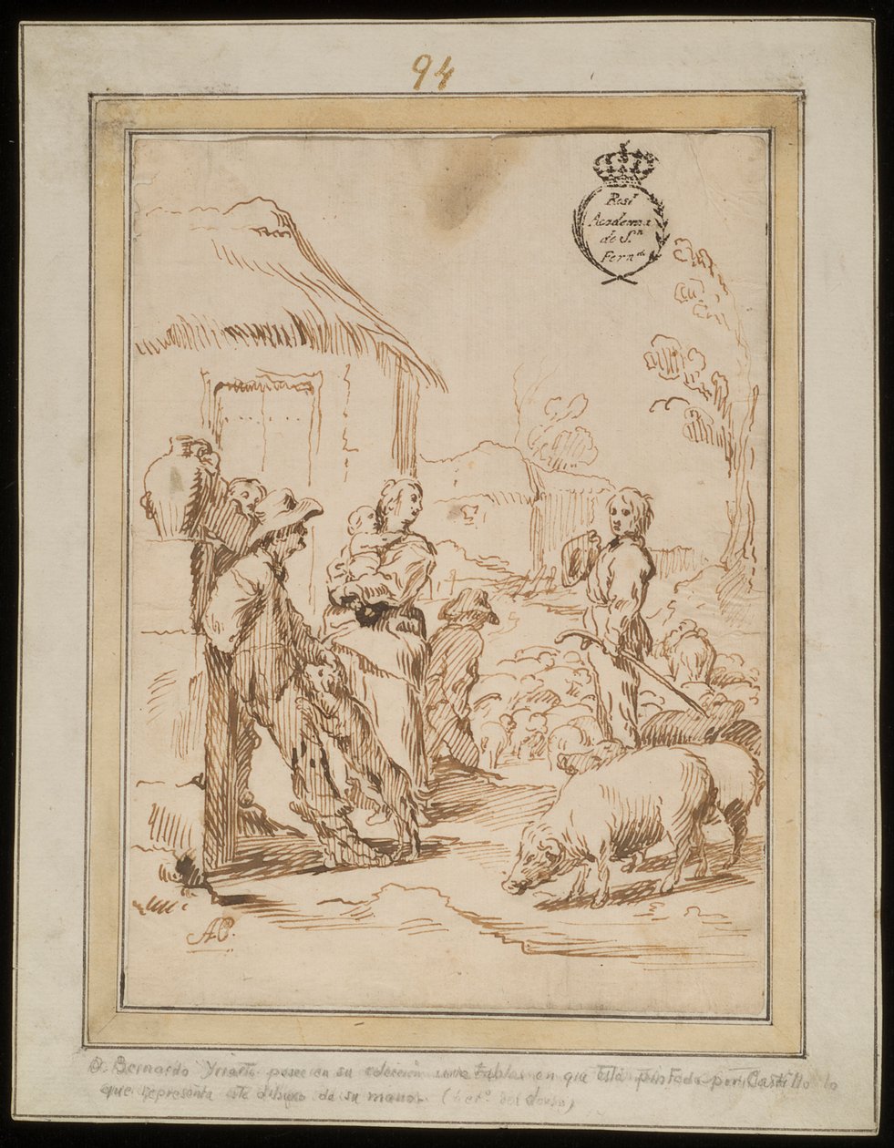 Scena di pastori da Antonio del Castillo y Saavedra