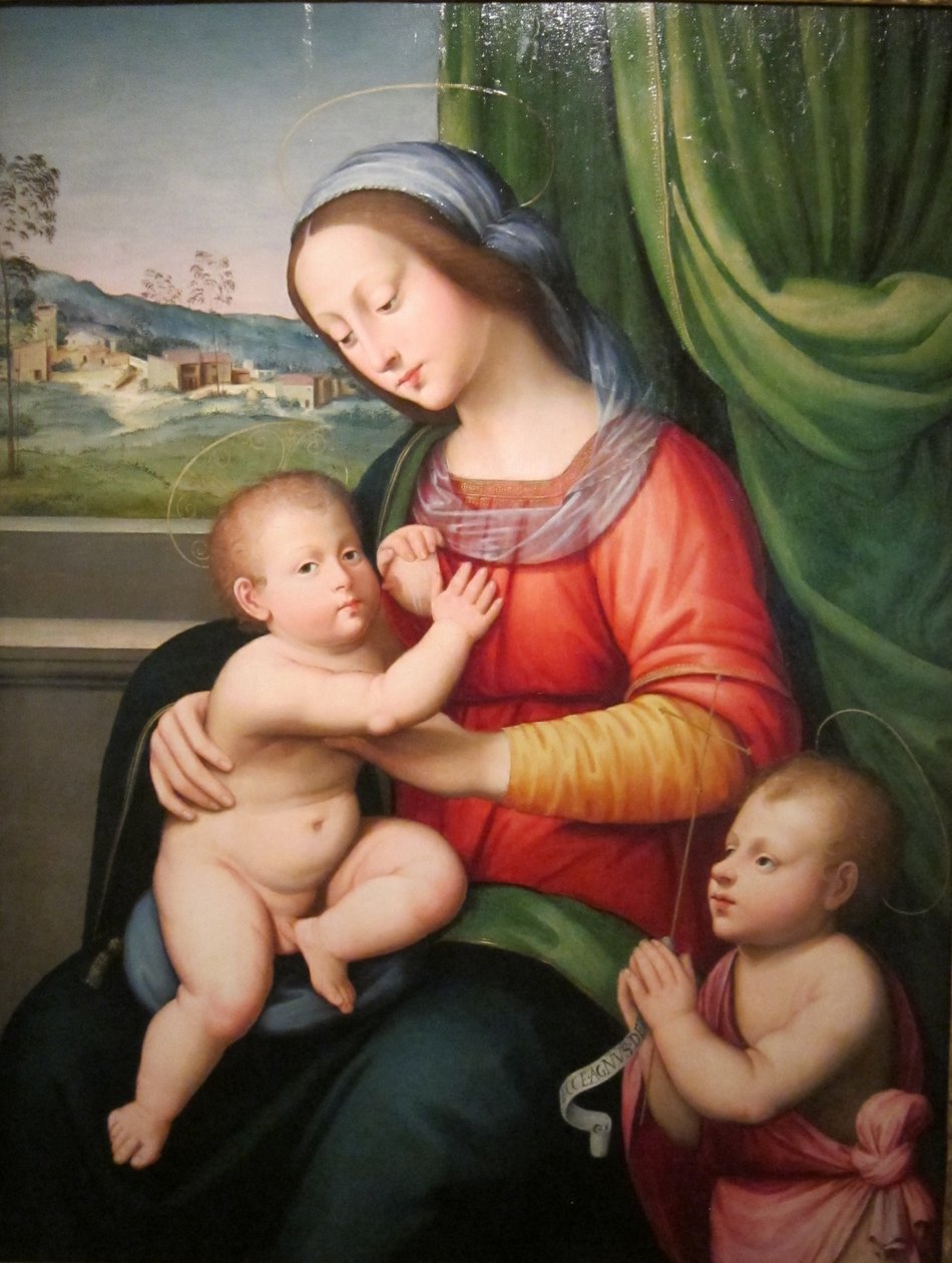 Madonna/Vergine e Bambino con il Bambino San Giovanni Battista da Antonio del Ceraiolo