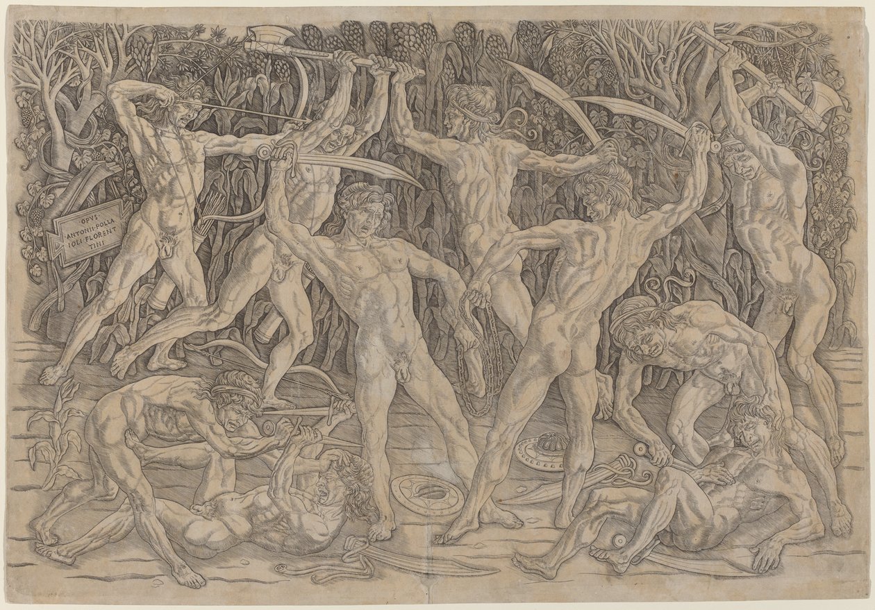 Battaglia dei nudi da Antonio Pollaiuolo