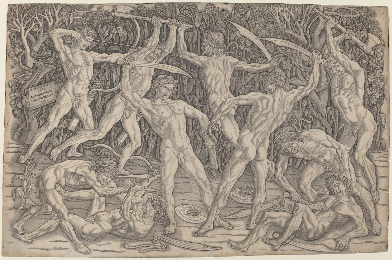 Battaglia dei nudi da Antonio Pollaiuolo