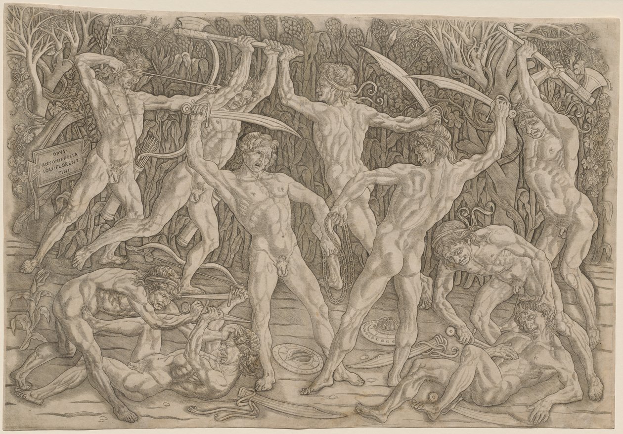 Battaglia dei nudi da Antonio Pollaiuolo