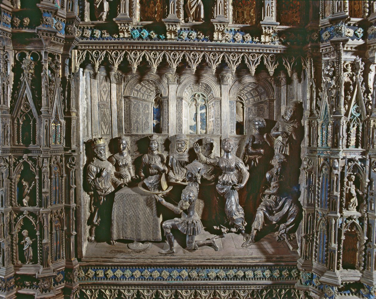 Festa di Erode, con la danza di Salomè, Altare di Argento da Antonio di Salvi