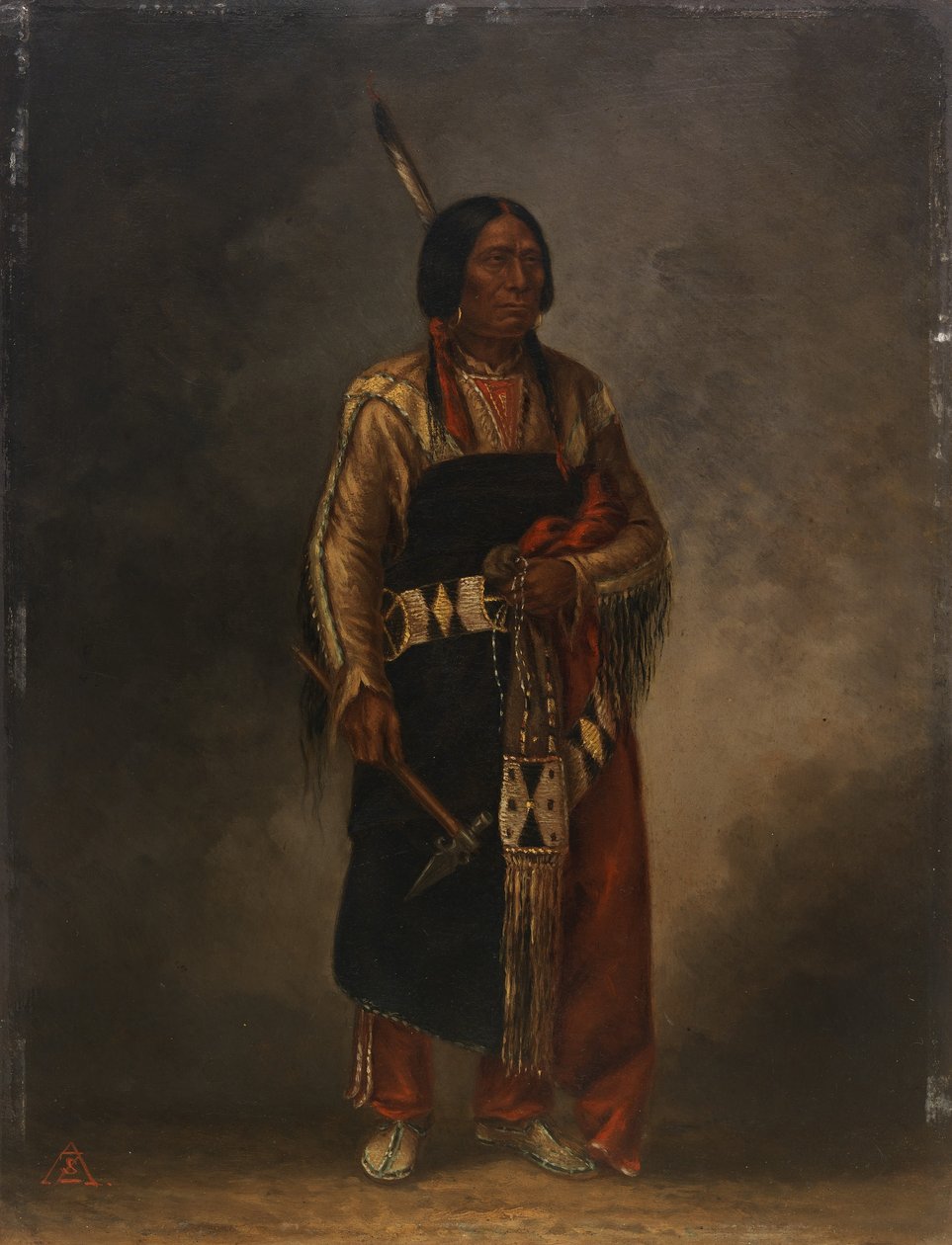 Mak-phe-ah-luta (Red Cloud) da Antonion Zeno Shindler