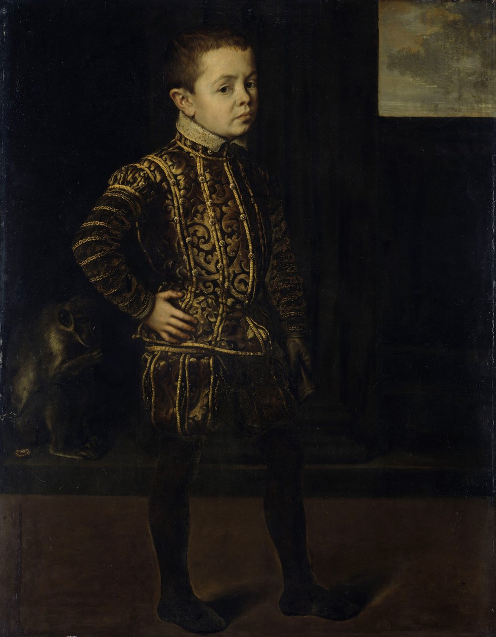 Olandese: Ritratto di ragazzo Ritratto di giovane principe da Antonis Mor