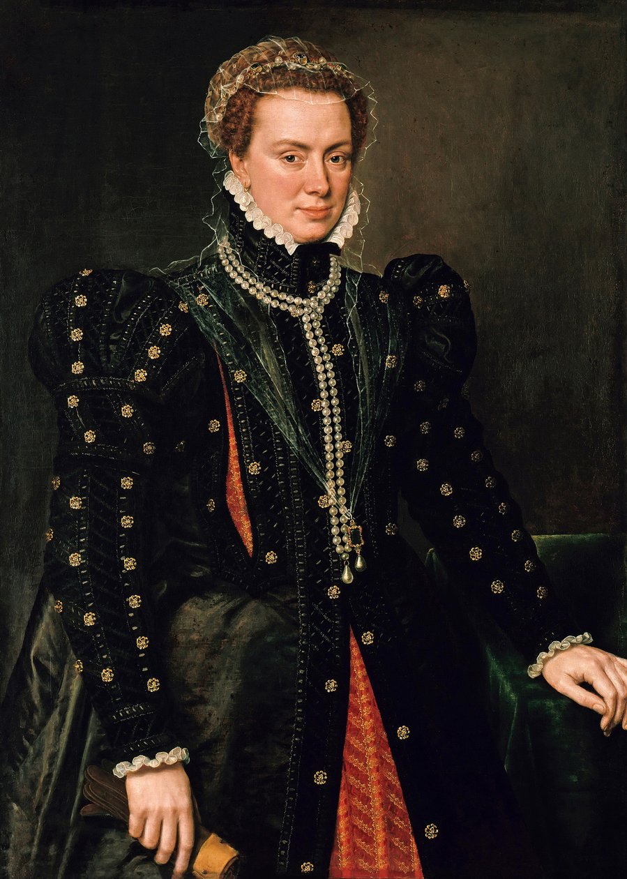 Ritratto di Margherita di Parma, duchessa di Parma e governatrice dei Paesi Bassi da Antonis Mor