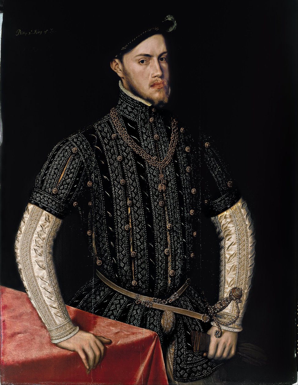 Spagnolo:  Ritratto di Filippo II Ritratto di Filippo II da Antonis Mor