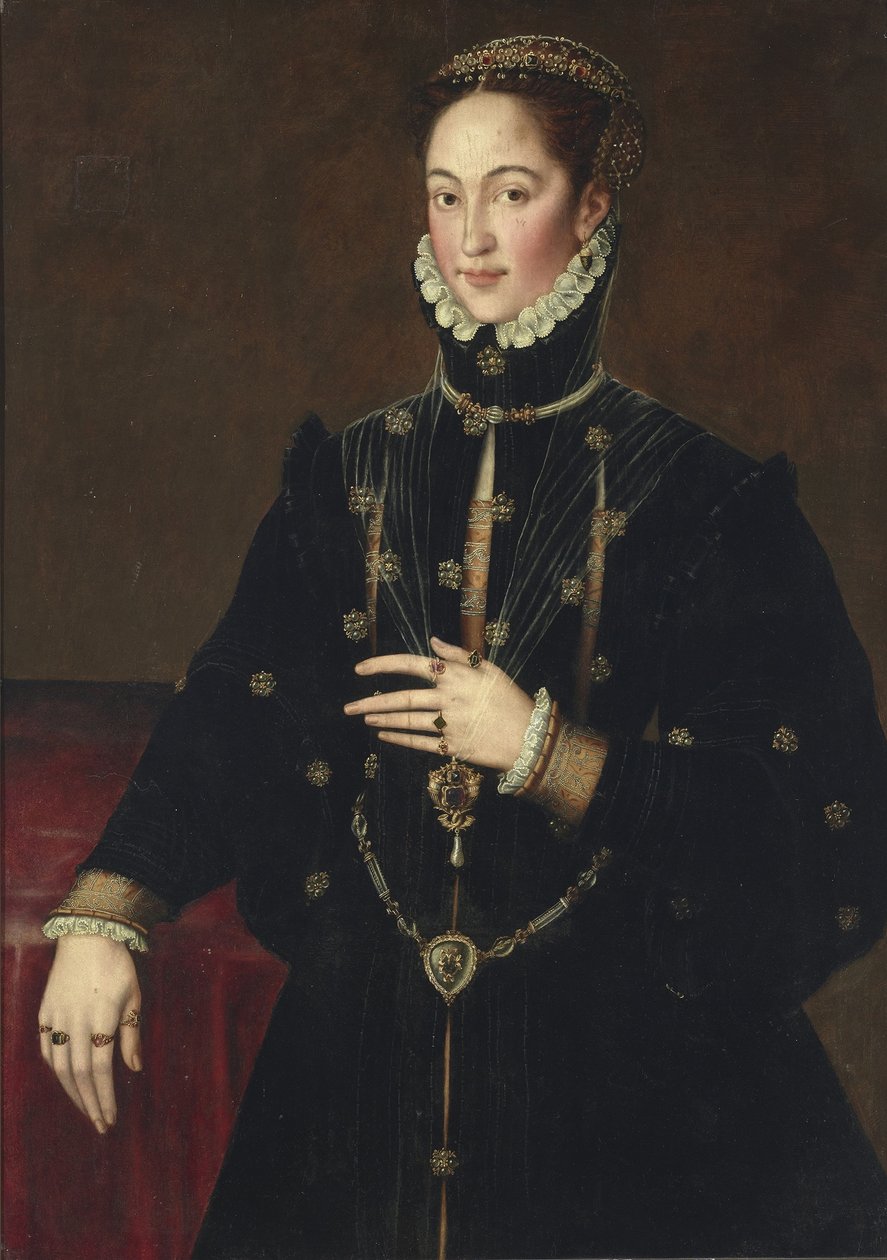 Spagnolo: Ritratto di Jerónima Enríquez de Guzmán, seconda marchesa di Las Navas da Antonis Mor