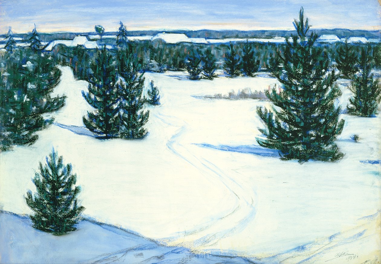 Paesaggio Invernale, 1938 da Ants Laikmaa