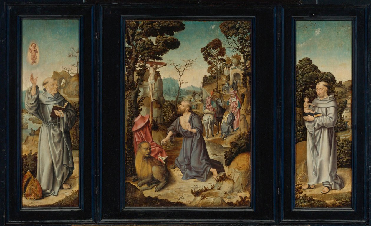 Un trittico: Scene della vita di San Girolamo, Sant