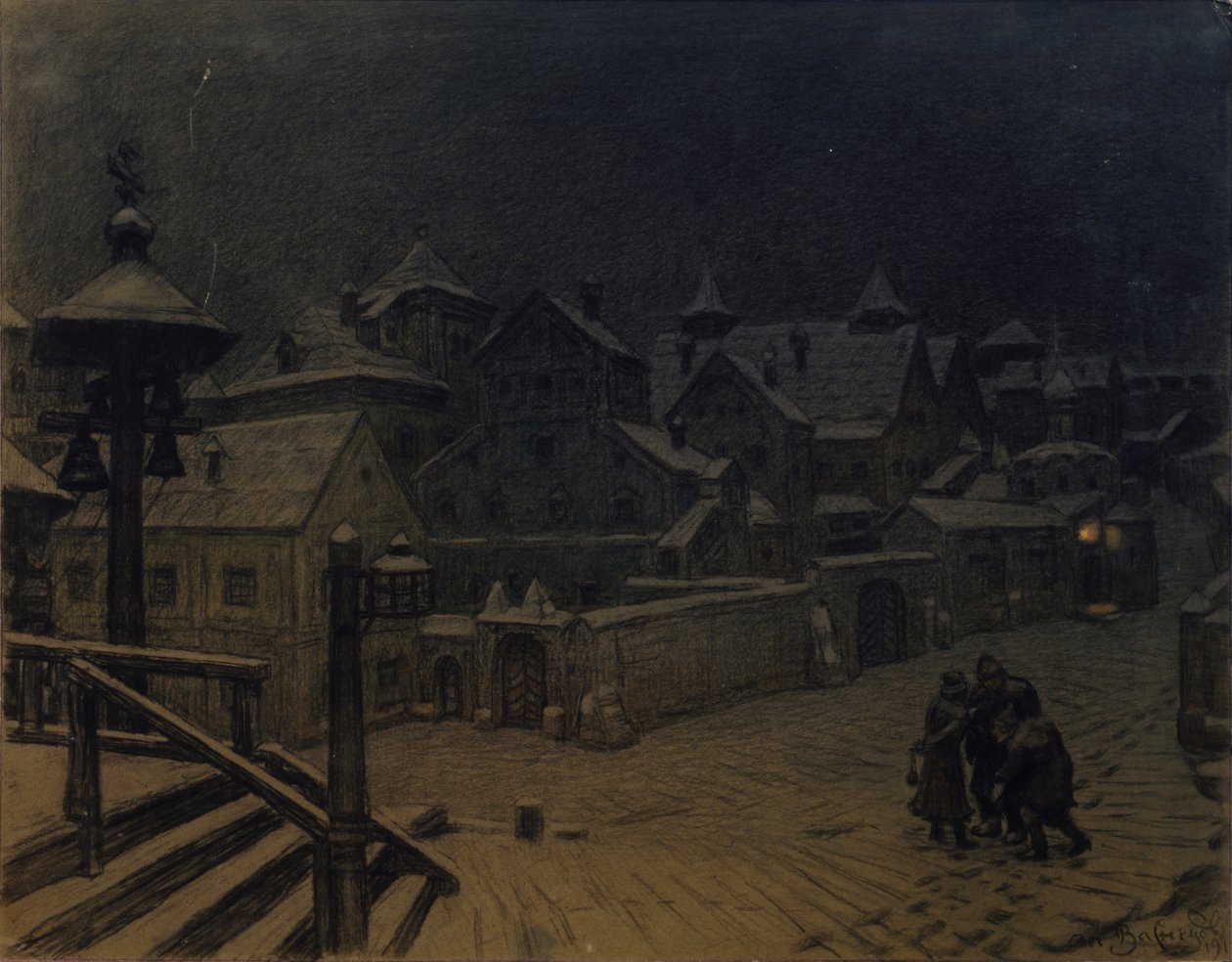 Le dimore dei boiardi dormienti, 1918 da Apollinari Mikhailovich Vasnetsov
