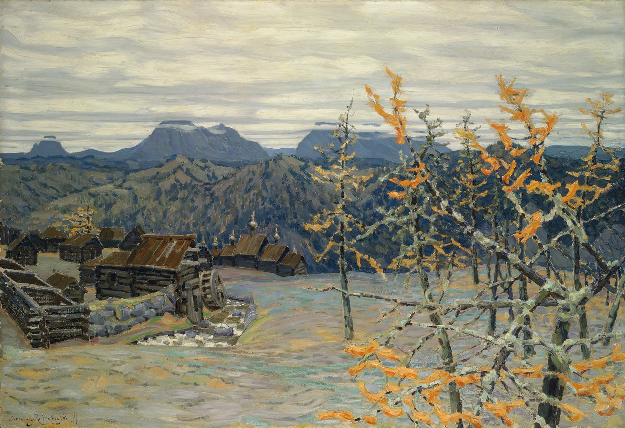 Villaggio negli Urali da Apollinari Mikhailovich Vasnetsov