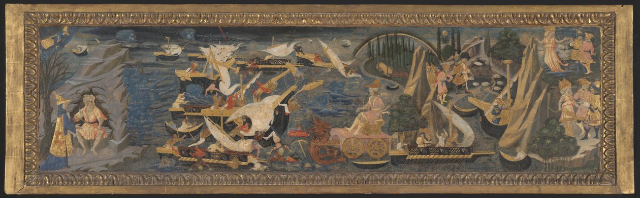 Il naufragio di Enea da Apollonio di Giovanni
