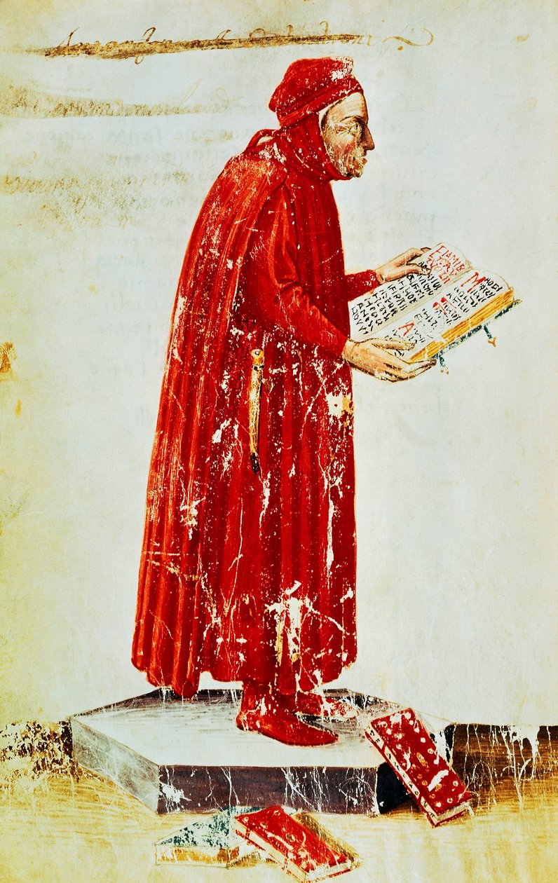 Ritratto di Lino Coluccio Salutati da Apollonio di Giovanni di Tommaso