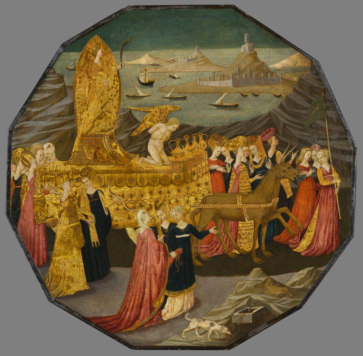 Il trionfo della castità, circa 1450-1460 da Apollonio di Giovanni di Tommaso