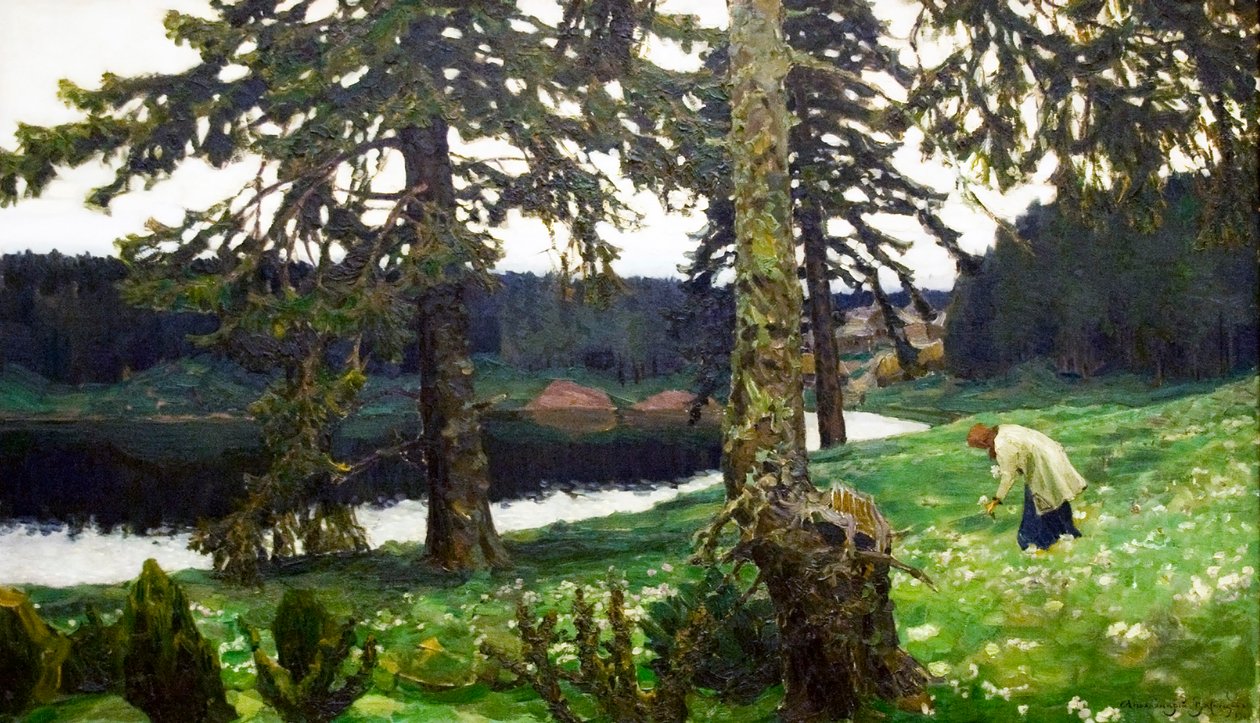 Il lago, 1902 da Appolinari Mikhaylovich Vasnetsov