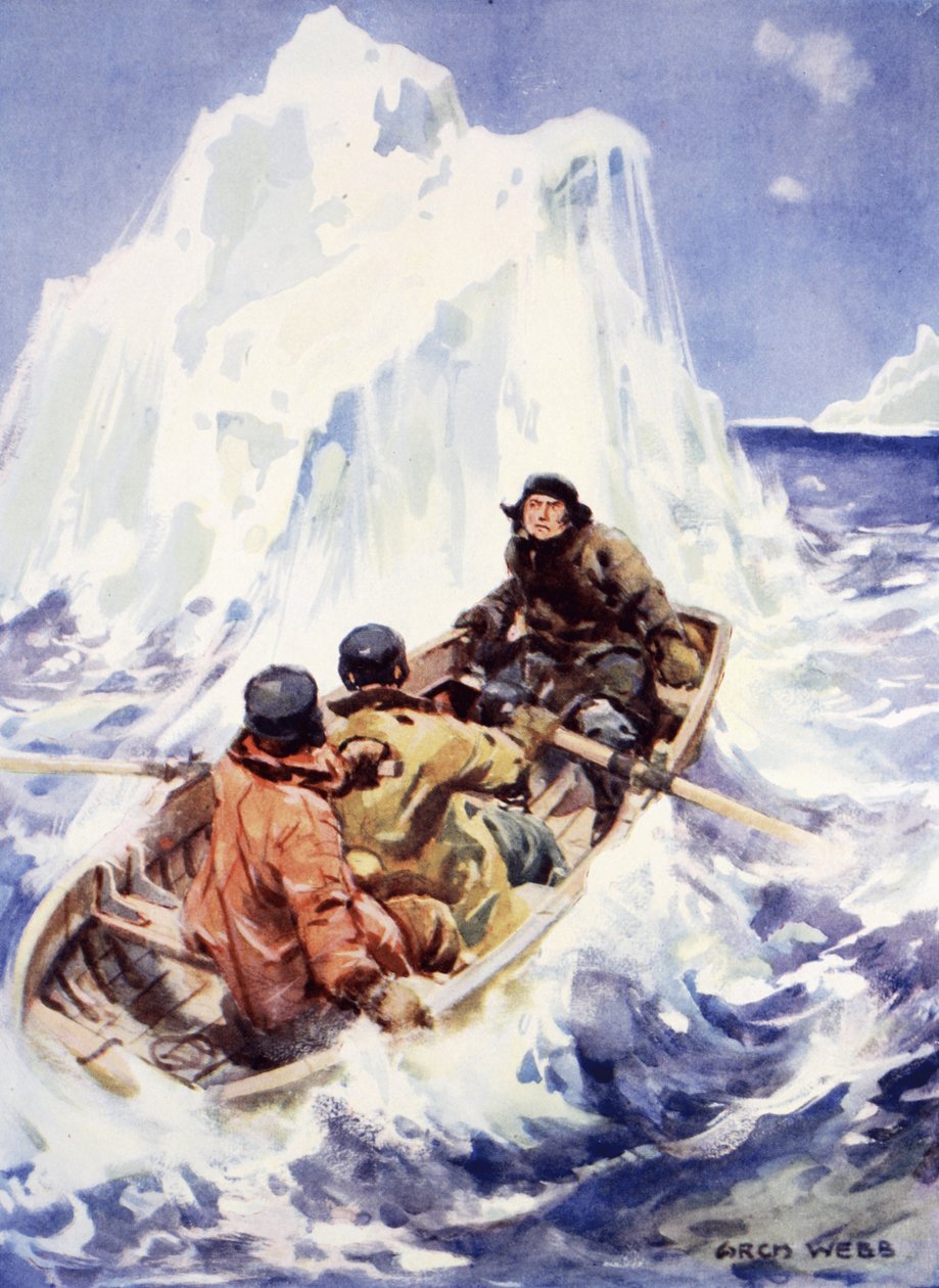 Franklin e Buchan durante la spedizione artica del 1818 da Archibald Webb