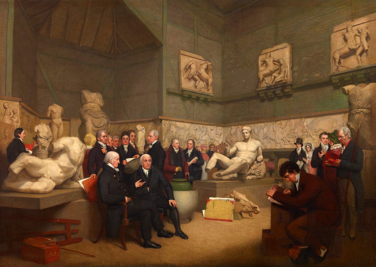 Gli amministratori nella sala temporanea di Elgin, 1819 da Archibald Archer