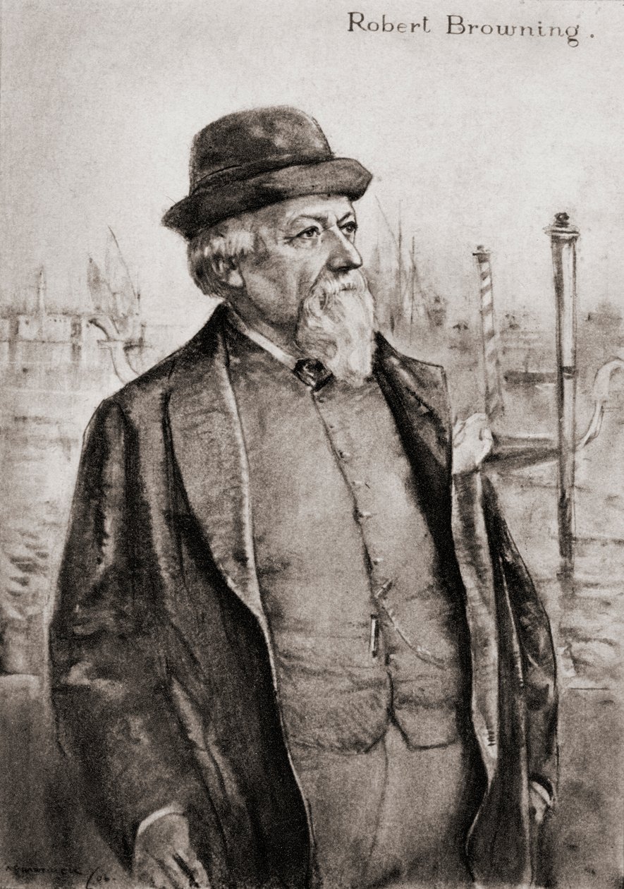 Robert Browning da Archibald Standish Hartrick