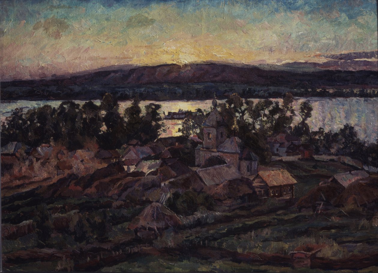 Tramonto, 1928 da Aristarkh Vasilievic Lentulov