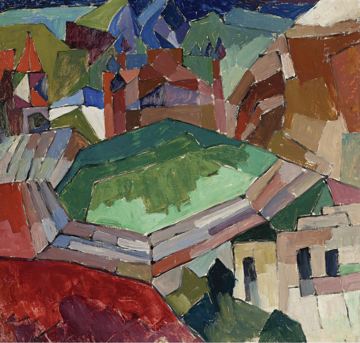 Città nel sud della Russia, 1914-1916 da Aristarkh Vasilievic Lentulov