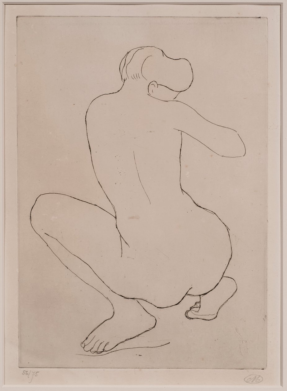 Donna accovacciata da Aristide Maillol