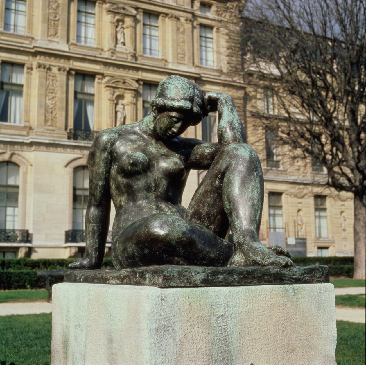 La Mediterranee, Place du Carrousel, Louvre, Parigi, 1902-05 (bronzo) da Aristide Maillol