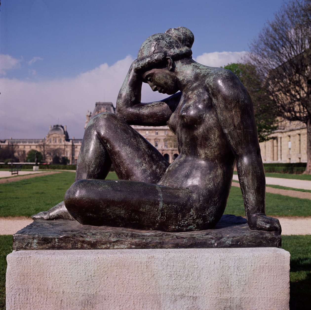 La Mediterranea, Place du Carrousel, Louvre, Parigi, 1902-05 (bronzo) da Aristide Maillol