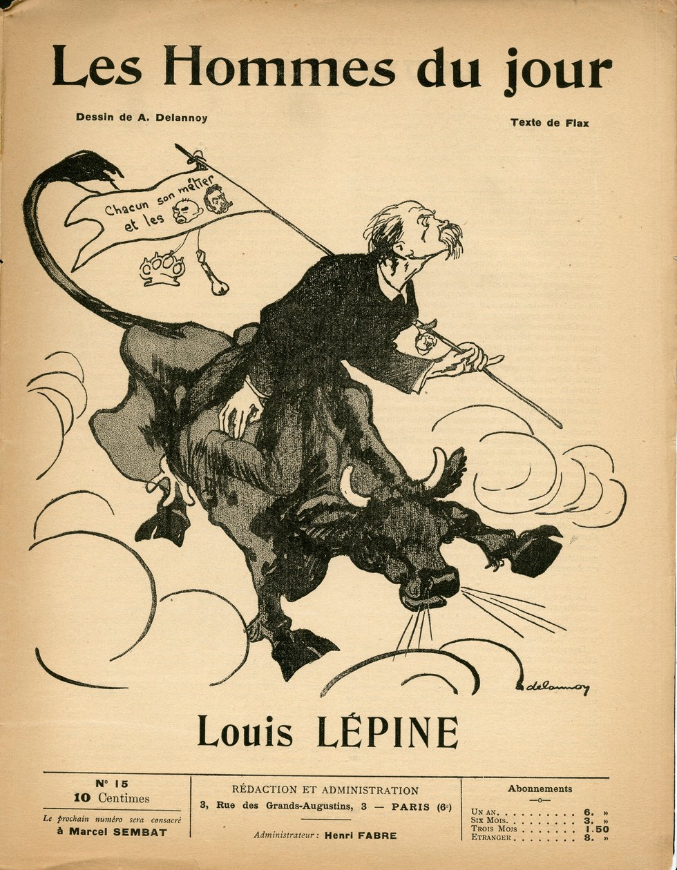 Copertina di Les Hommes du jour, numero 15 da Aristide Delannoy