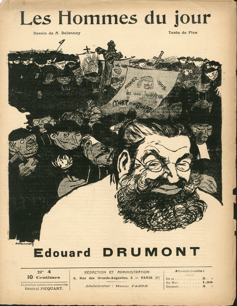 Copertina di "Les Hommes du jour", numero 4 da Aristide Delannoy