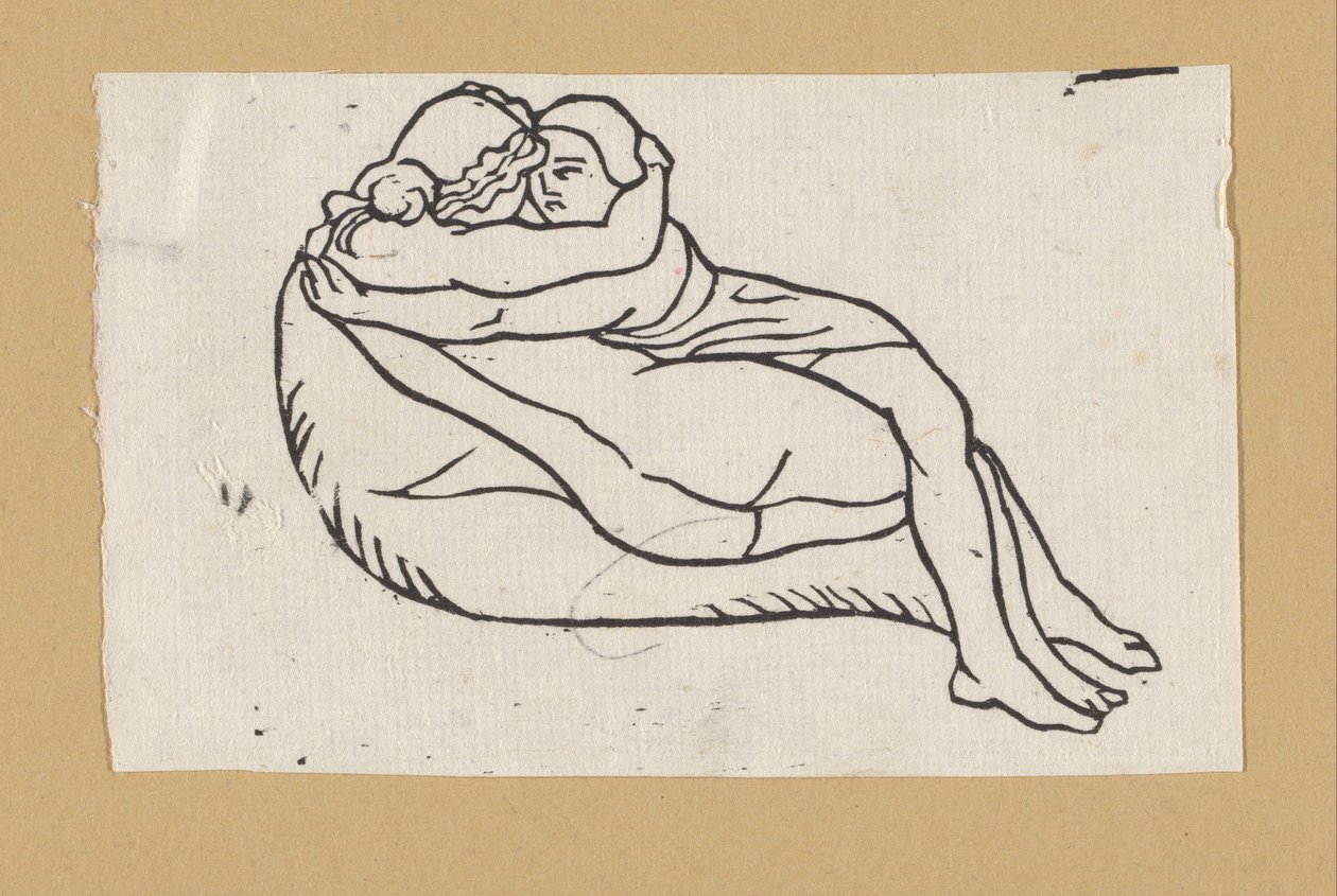 Daphnis und Chloë zusammen liegend da Aristide Maillol