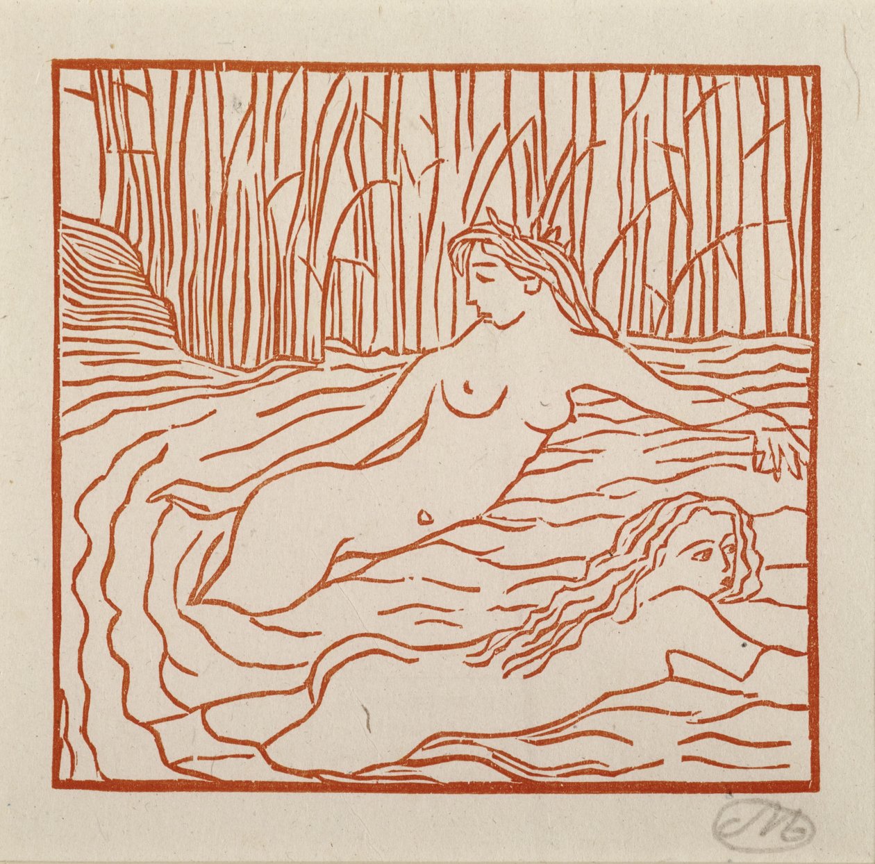 Galatea im Wasser da Aristide Maillol