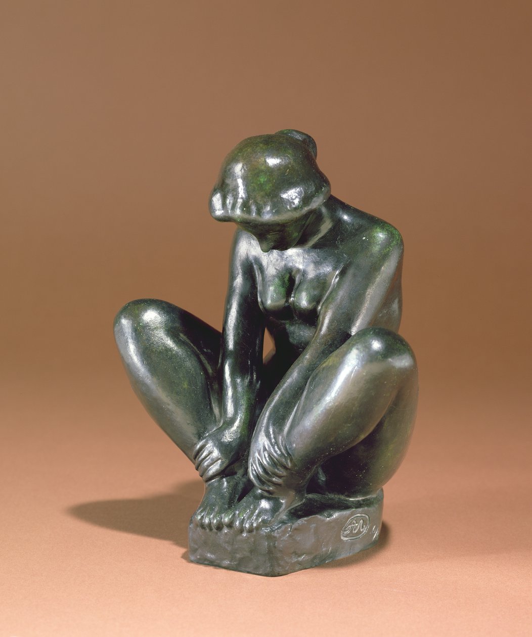 Ragazza che tiene entrambi i piedi da Aristide Maillol