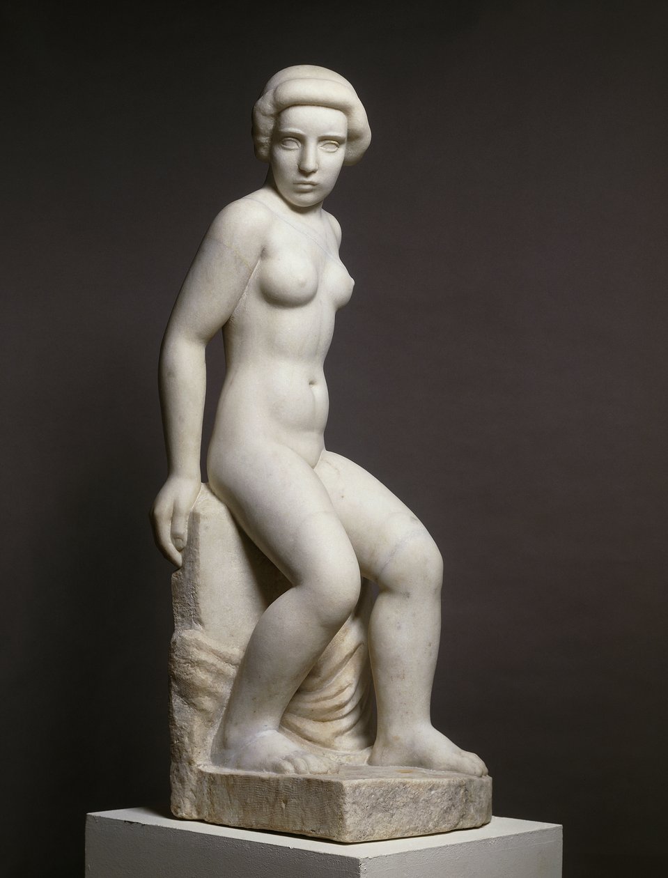 Ragazza nuda e drappo da Aristide Maillol