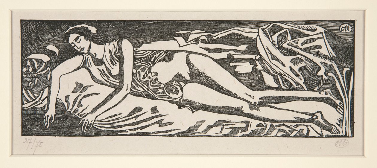 Donna reclinata da Aristide Maillol