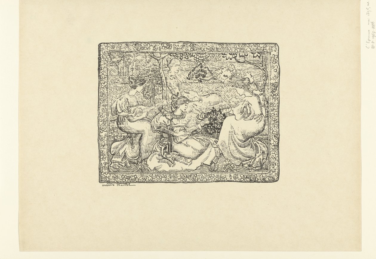 Tapisserie ou concert champêtre da Aristide Maillol